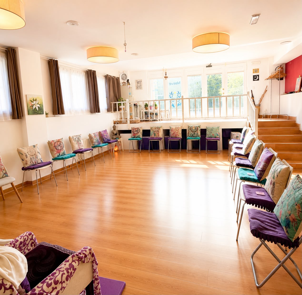 Sala de talleres de constelaciones familiares en Maeve, Vitoria-Gasteiz