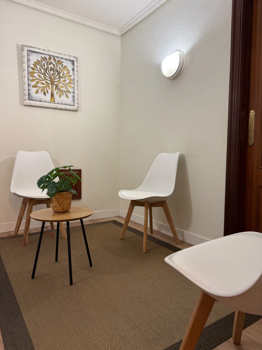 Sala de espera de la consulta
